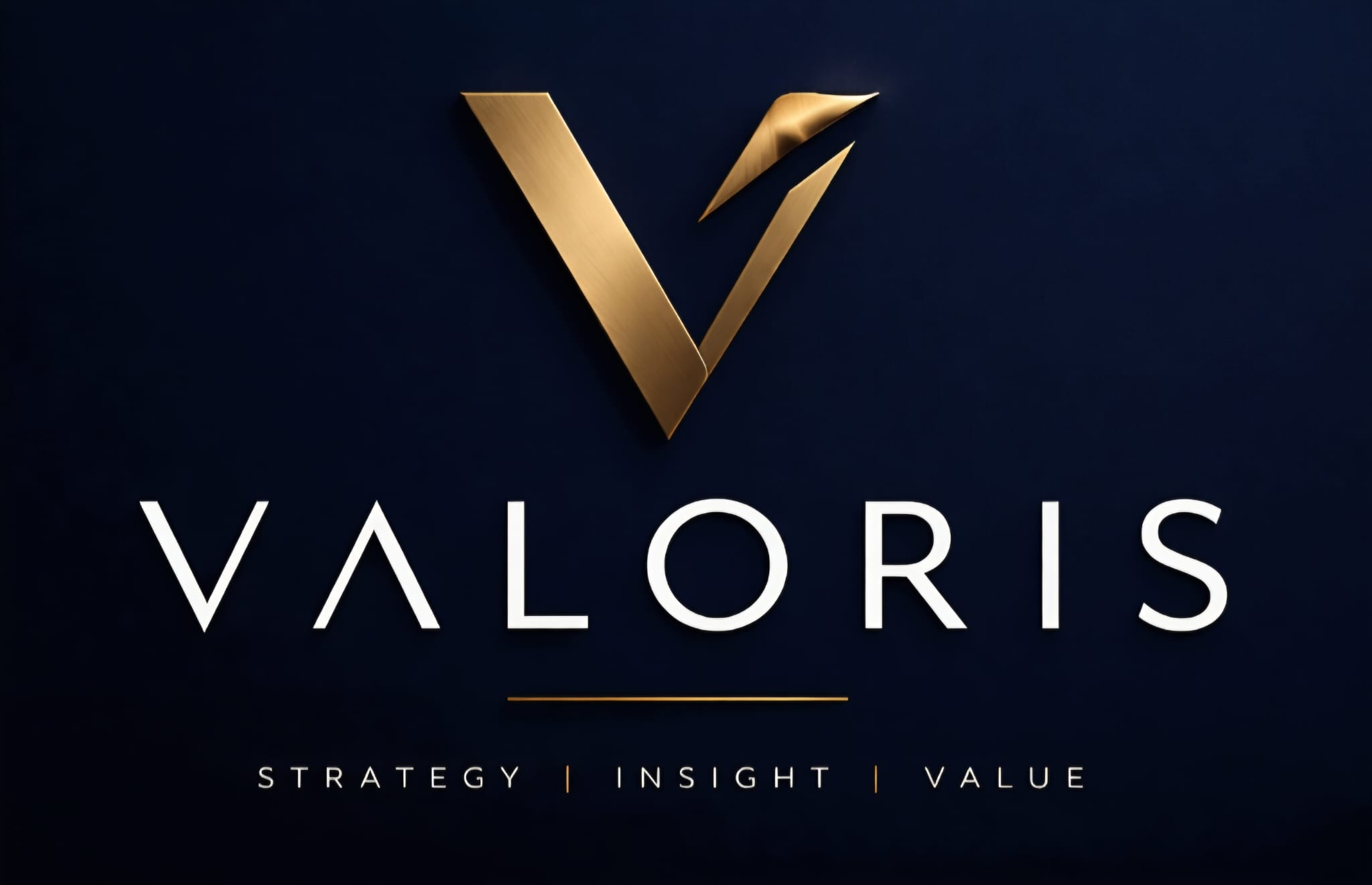 Valoris logo — Strategy, Insight, Value